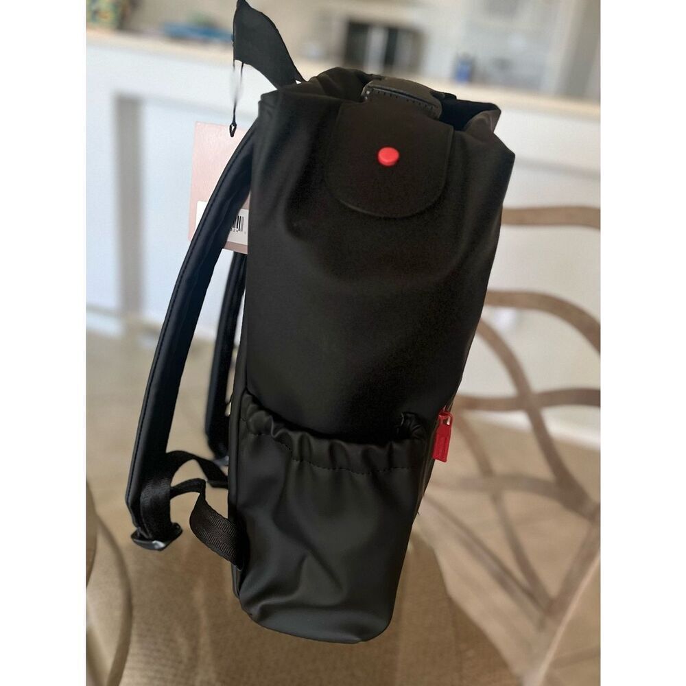 NEW HUNTER Top Pick Backpack OS Black Adjustable Straps Water Resistant Zipper - Picture 8 of 11